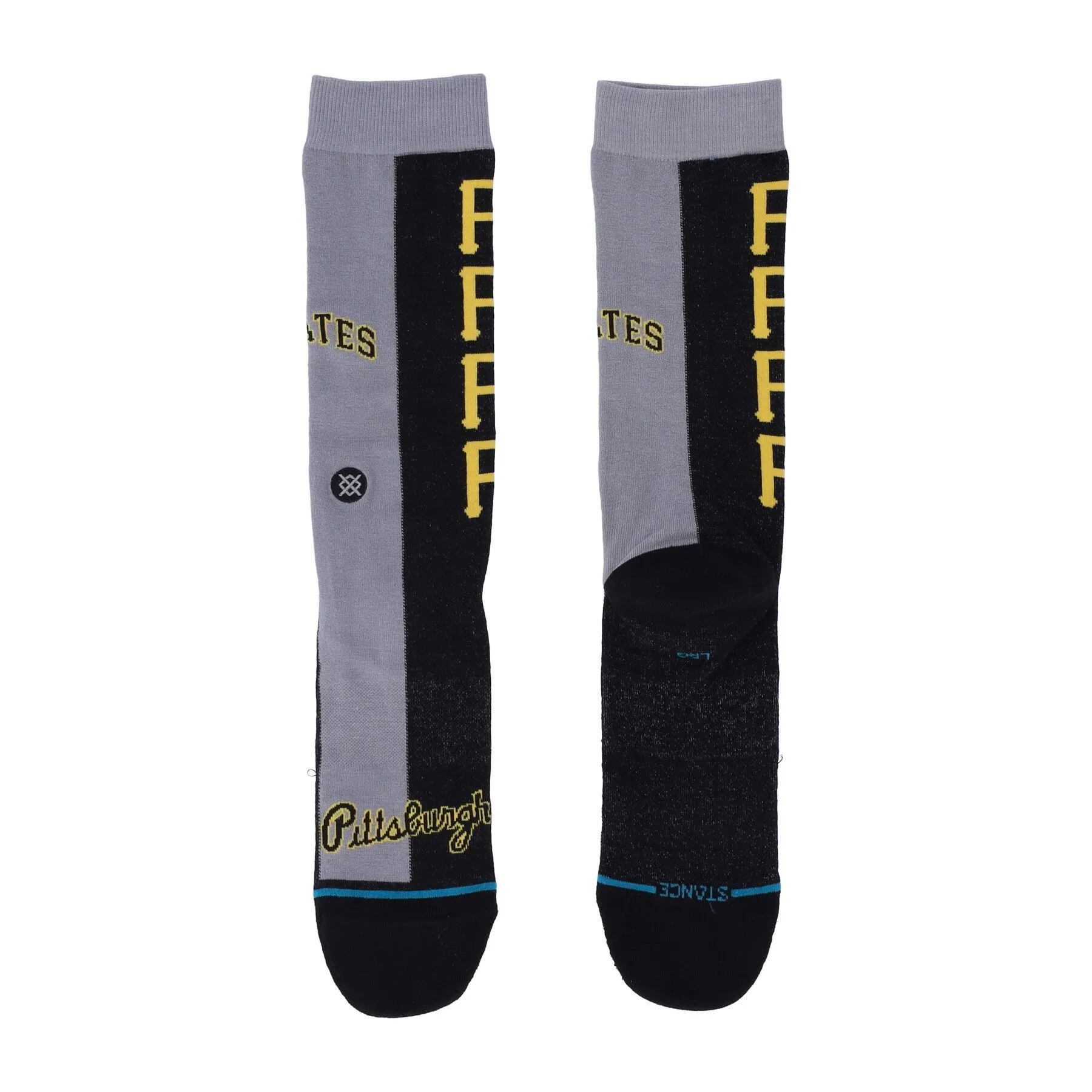 Calza Media Uomo Pirates Split Crew Black