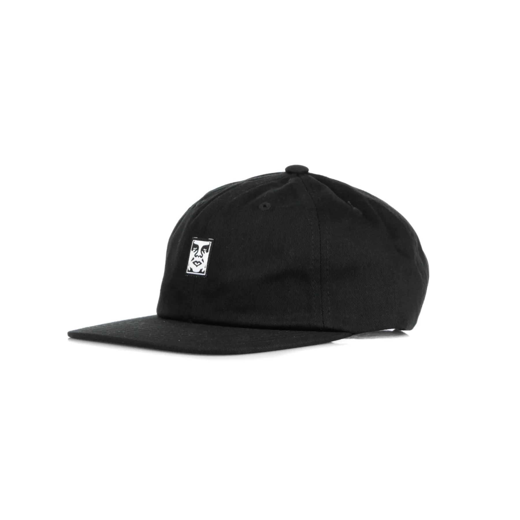 Cappellino Visiera Piatta Uomo Icon Face Black