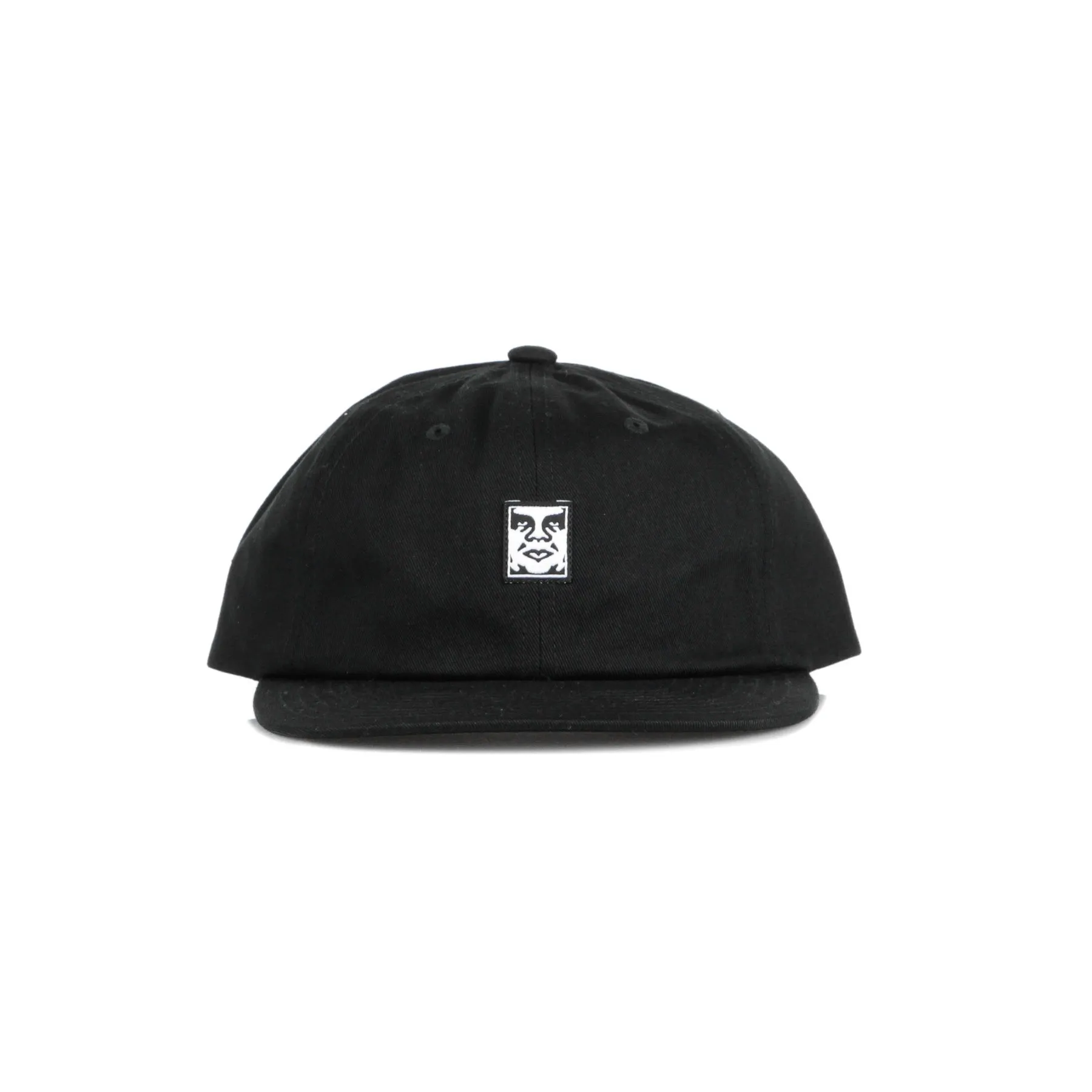 Cappellino Visiera Piatta Uomo Icon Face Black