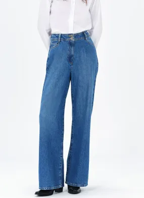  CAROLL   PICKI - Jeans larghi in misto cotone | Blu