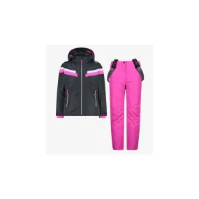 Cmp Kid G Set Jkt And Pant Completo Sci Fuxia/Antracite Junior Bimba