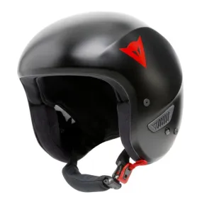 DAINESE R001 FIBER Black casco da sci racing con calotta in fibra di vetro omologato Fis RH2013