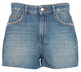  IRO   NYOSO - Shorts in jeans con borchie | Jeans slavati