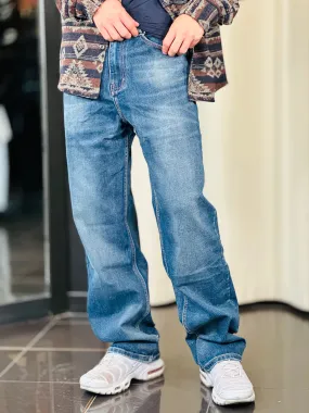 Jeans regular slavato 103
