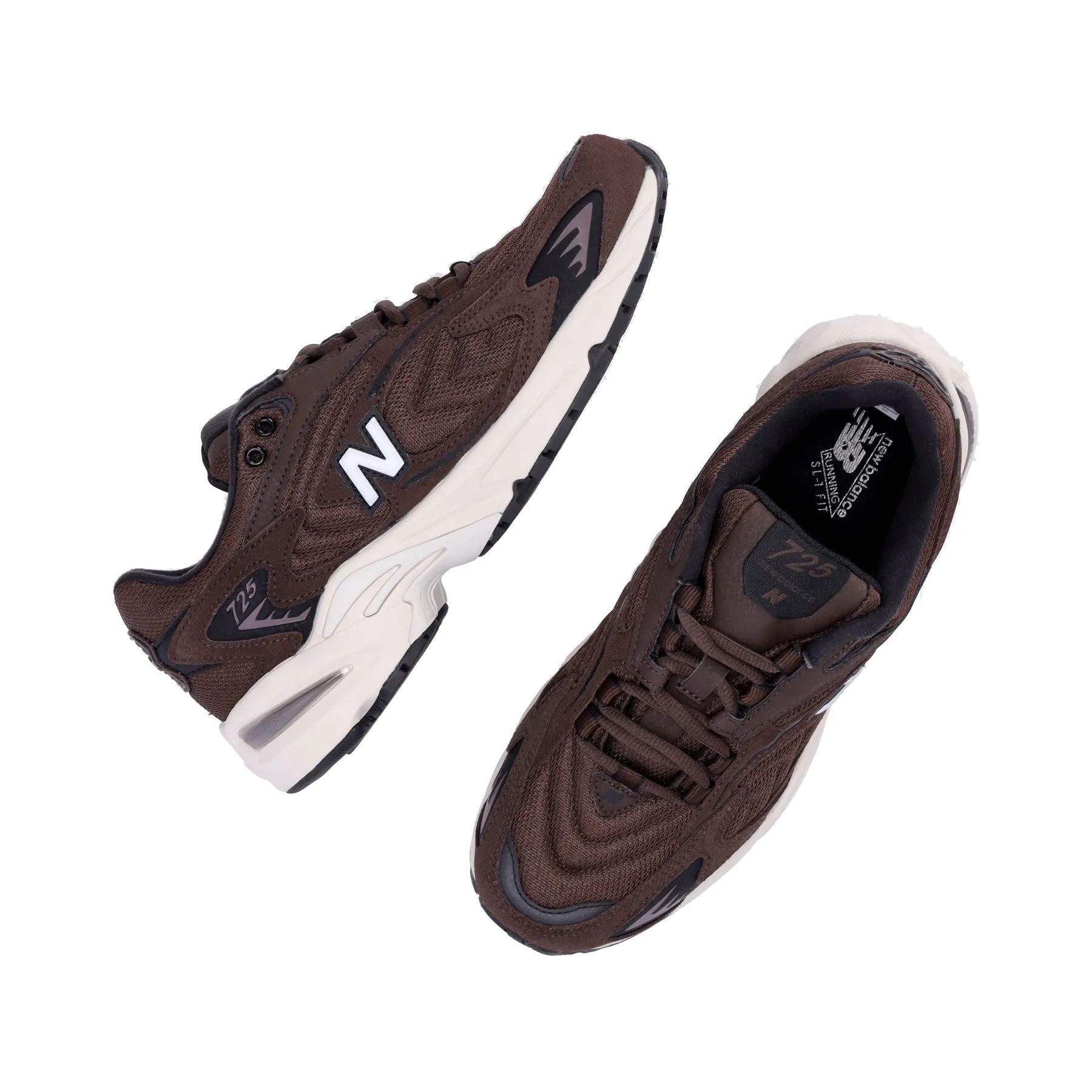 Scarpa Bassa Uomo 725v1 Black/dark Coffee