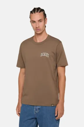 T-Shirt Aitkin A Maniche Corte uomo Marrone