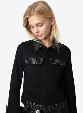  ZADIG&VOLTAIRE   KIOKY - Giacca con strass in cotone | Nero